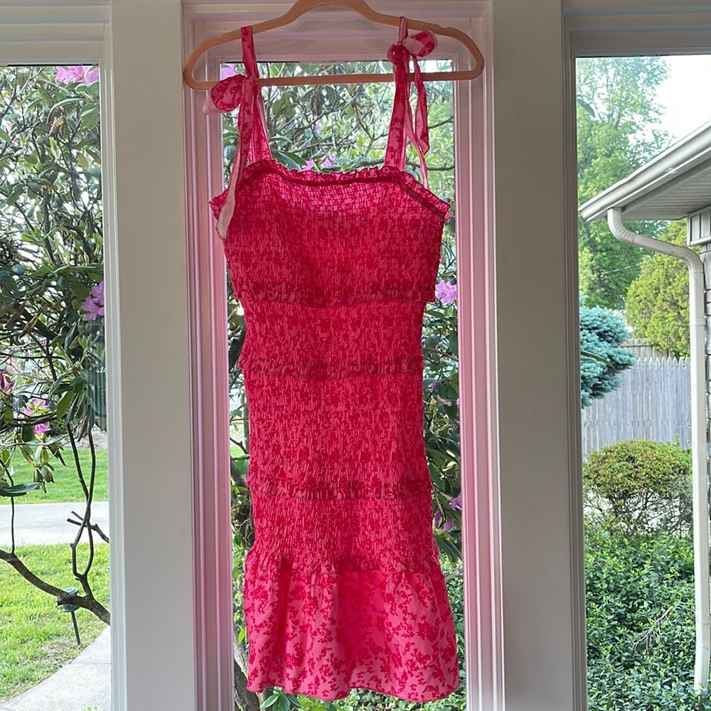 Pink Floral Dress